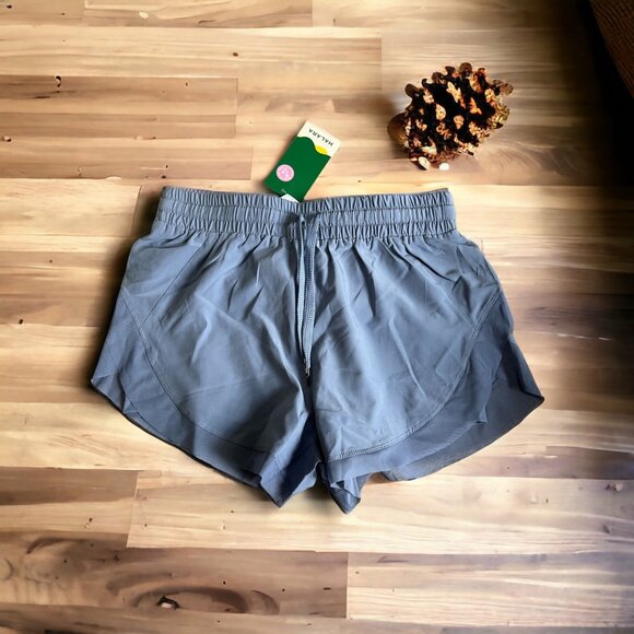 Halara Drawstring Contrast Mesh 2-in-1 Shorts Sz Small Womens Blue with Underlin - Picture 3 of 8